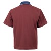 Short Sleeve Polo (Size 16) - burgundy